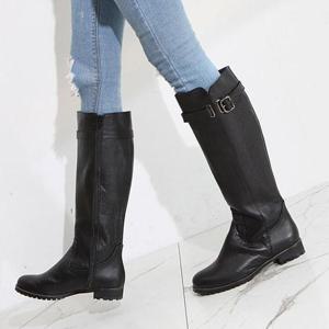 [타미나]NEW 소가죽 라이렉스 기모안감 롱부츠  BKMC3001 (62075