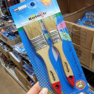 코텍 페인트붓세트 2개입 K-357 DIY 도색 붓 칠 리폼