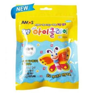 아모스 3000 탱탱아이클레이 50g 하늘 (1개)