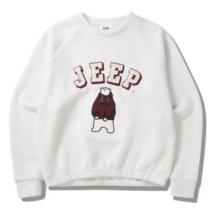 [지프] 기모 베어 골덴 기모 쭈리 맨투맨 티셔츠 JP4TSF853