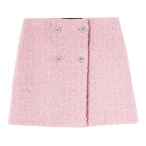 베르사체 텍스처드 미니 랩 스커트 1013471 1A100961PR20