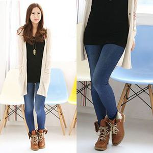 잠자리포켓 청나염 기모레깅스 SD-4005