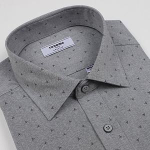 [레노마(셔츠)]레노마 스판수재 프린트셔츠 일반핏 긴소매(일산RMFSG0-036GY)