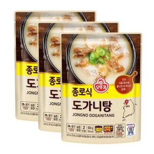 오뚜기 종로식 도가니탕 500G x 3개
