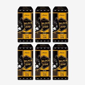 강아지 배변패드 블랙 소형 50매X6개 애견소변패드 펫