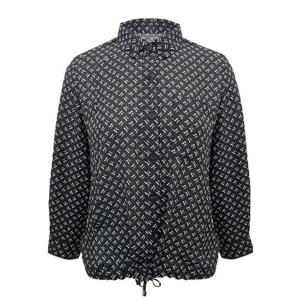 [펠리체조수니]레터링 패턴 시원한 여름 블라우스 (FOMB210)