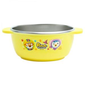 뽀로로 논슬립 캐릭터 스텐공기 1EA 유아식기 아동식기 유아그릇 아동그릇 어린이밥그릇 유아밥그릇 어린이스텐식기 유아스텐공기 캐릭터그릇 뽀로로식기