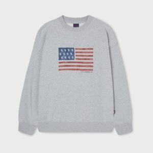 [후아유]남녀공용 American Flag Sweatshirt(Brushed) WHMWF4T91U