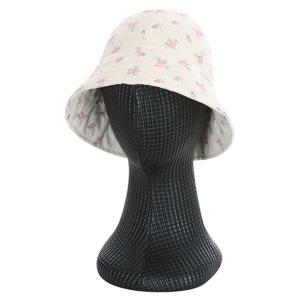 샵앤) FW 신상 여성 겨울 방한 퀼팅 잔꽃무늬 벙거지 모자 KM-WH-0796-아이보리