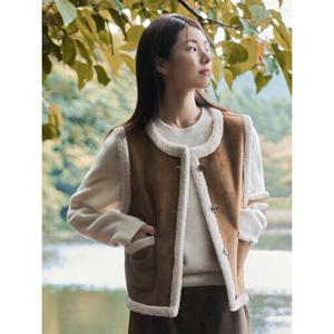 [프로젝트M] 여성) 무스탕 베스트 EPF4VP2400