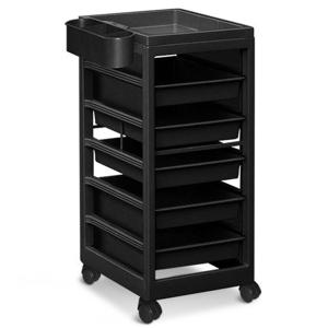 CART-501(검정) 웨건 주방카트 이동식트레이 미용 드레싱카 왜곤