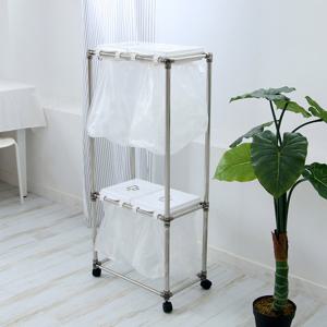 클링 재활용 화이트 분리수거함4P 실속형