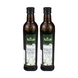 [특가] 알레그로 스페인 냉압착 엑스트라버진 올리브오일 500ml x 2개