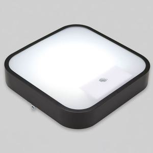현관센서등 사각LED센서등 마빈 블랙 15W 주광 6.5K 무선센서등