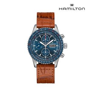 [해밀턴]H76746540 카키 에비에이션 44mm 블루 시계