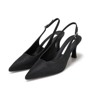 [바바라(슈즈)]베이직 세련된 슬링백_BBH203BK