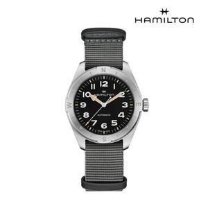 [해밀턴]H70315930 카키 필드 익스페디션 41mm 블랙 다이얼 나토