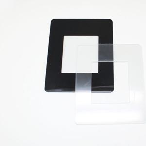 빠띠라인 아크릴 스위치 커버 대형 투명 블랙