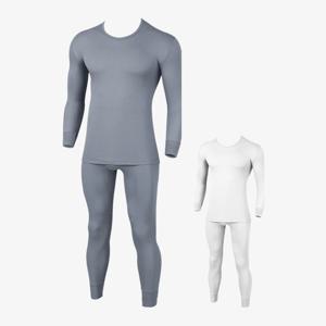 남자내복115 120 순면 양면 따뜻한 겨울 보온내의 흰내복 세트