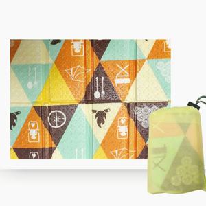 8단 미니 등산방석 휴대용방석 낚시 찜질방 캠핑도구