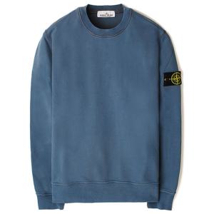 24SS 스톤 와펜 라운드 맨투맨 다크블루 801563051 V0024