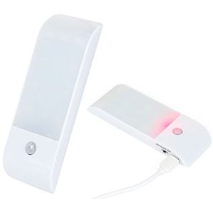 오슬로 12 LED 무선 센서등 5핀 충전식 백색 미니