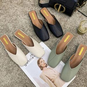 뮬 블로퍼 사선플랫슈즈 캐주얼화 데일리룩 여성구두