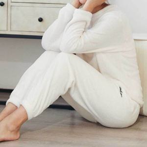 여자 극세사 잠옷 상하의 세트 파자마 파티 수면