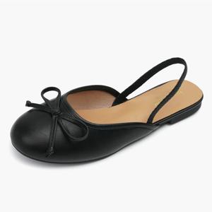 [베어파우(슈즈)]TERI 여성 슬링백 플랫슈즈 메리제인 캐쥬얼 단화 슈즈 블랙 K2959001RA-W