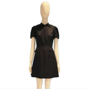 [쥬크]리본 타이 퍼프 미니 원피스 (Z251MSE014)