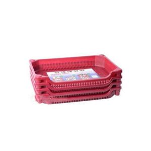 직사각선반 중4단 플라스틱 사각선반 W