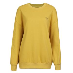 [샵앤]크라운 자수 국산 여성 맨투맨 티셔츠 DAI-WSH-1006-라임