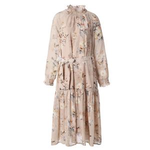 [펠리체조수니]플로럴 쉬폰 원피스(FLMO236)