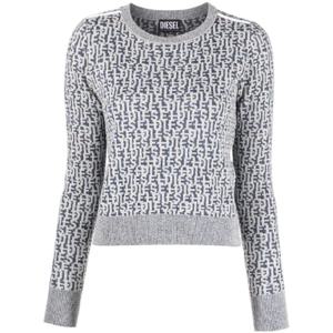 25 FW 디젤 디젤 로고 자카드 니트 스웨터 A082350PEAK TP433004103