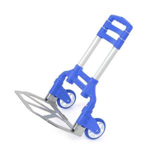 아트박스/위드마켓 풀로드 2단 접이식 핸드카트(블루)