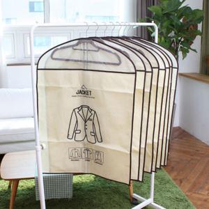 아트박스/올리오 심플라인 투명창 지퍼식 옷커버 양복 10장