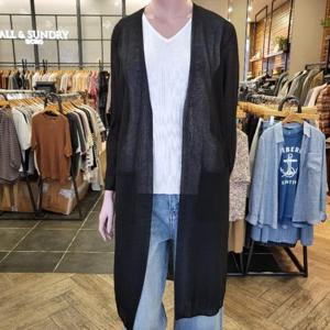 올앤선드리 M백화점 롱 가디건 A5M3G772(BLACK)