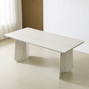 스코나 부에나 스톤 포세린 세라믹 1600 와이드 4인 식탁 테이블