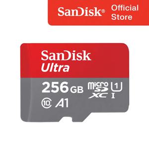 샌디스크 울트라 microSD Card 256GB 256기가 메모리 고속전송 HD지원 스마트폰 테블릿 카메라 높은호환성 안정적성능 마이크로SD카드 Ultra SDSQUAC
