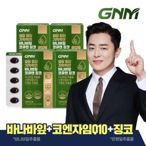 GNM 혈당 혈압 기억력엔 바나바잎 코큐텐 징코 4박스