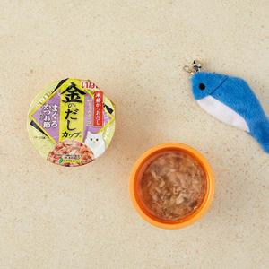 이나바 챠오 금빛육수컵 참치&가츠오부시 70g (IMC-136) 고양이 간식