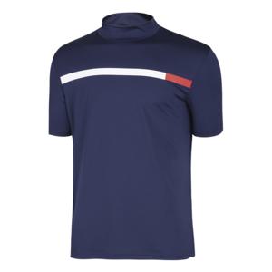 [파파브로]남성 중년 스판배색 반폴라 반팔티 SH-TSHG-911-네이