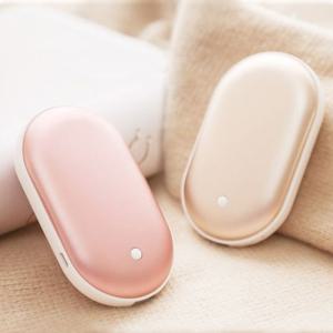 조약돌 USB 충전식 손난로 5200mAh 외장 보조 배터리