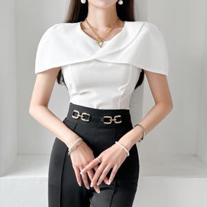 [금찌]금찌 슈슈 망또 블라우스  ST6781B