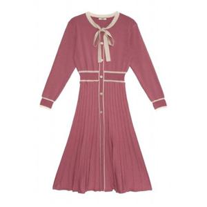 [레코브](레코브) 넥리본 니트 원피스(LC31C2KO503X)