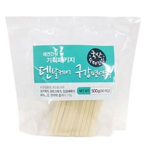 국산수제 구강관리 애견 치석제거껌 치즈 60개 포메