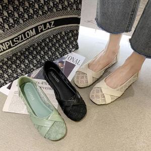 222 여름 단화 여성 로퍼 여성 샌들