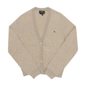 아페쎄 COEZJ F22316 PBC HEATHERED BEIGE JOSEPHINE 조세핀 크레이프 브이넥 여성 가디건