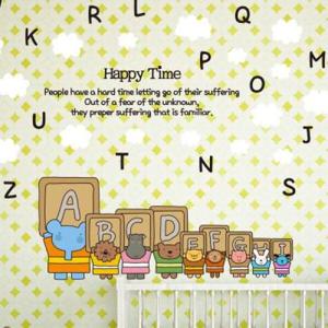 아트박스/뭉키데코 Kids D.I.Y Sticker_엘리 ABCDEFG