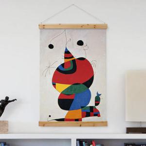 아트박스/꾸밈 th265-우드스크롤_60CmX90Cm-호안미로명화1